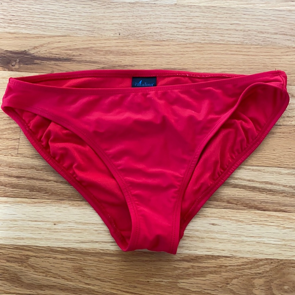 Red bikini bottoms!